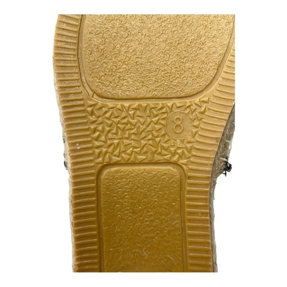 Ginger Snaps Women’s Espadrille Cross Stitching Slip-on Flat Shoes Size 8 NEW - Picture 6 of 12